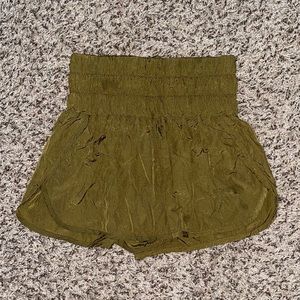 The Way Home Shorts- Free People Army Green
